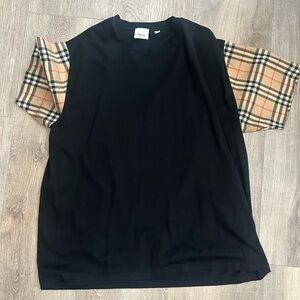 Burberry Black Vintage Check T-Shirt